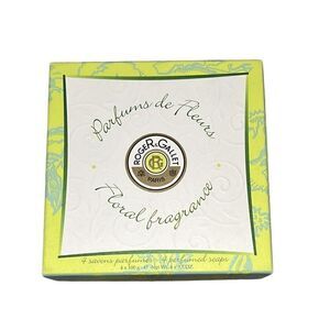 Roger & Gallet Floral Fragrance Soaps 4 Paris NIB